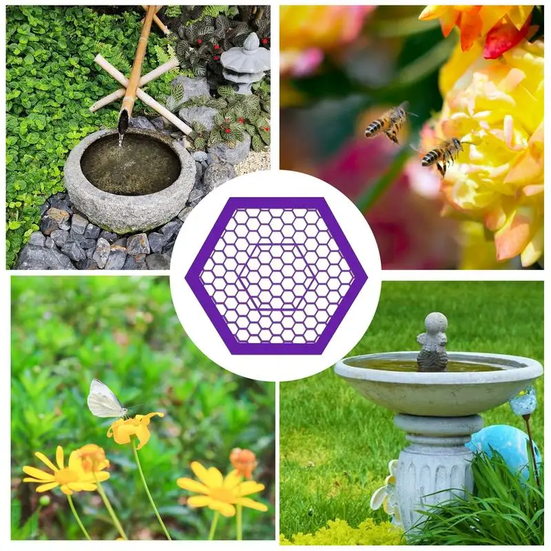 Пчелиные чашки для сада Плавающий сад кормушка пчел плавающие бабочки чашка