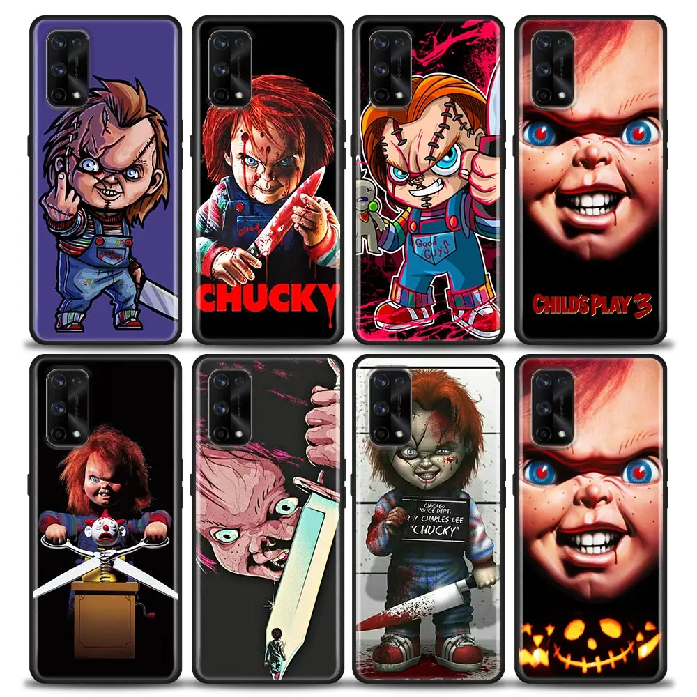 

Horror Movie Scary Chucky Doll Case For Oppo Realme 8i 8 9 7 6 5 Pro 9i 7i 5i 6i XT 5G Cases Soft Silicone Cover Realme 8Pro 8i