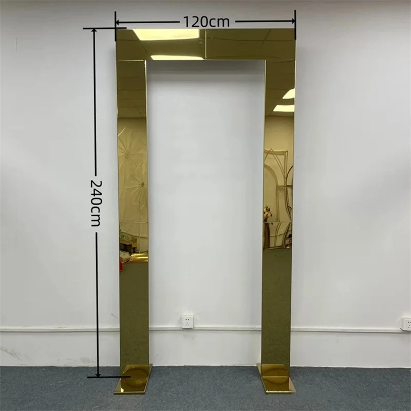 1 шт. или 3 Блестящий Золотой фон для свадебной церемонии с дверью и аркой из