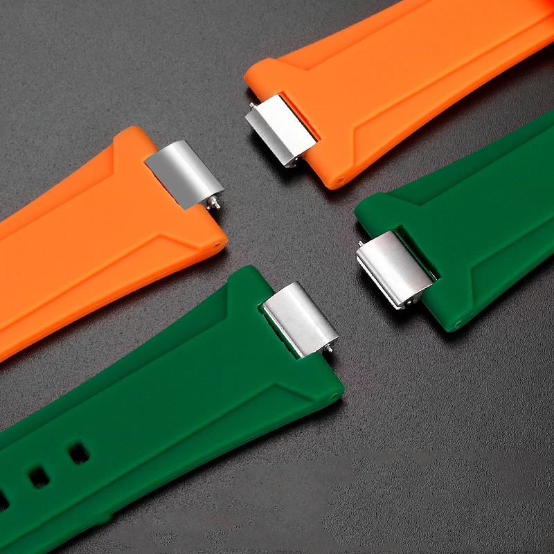 High-Grade Rubber Stainless Steel Connection Strap for Tissot PRX Series T137.407/410 Men Fashion WatchBand Replacement Parts