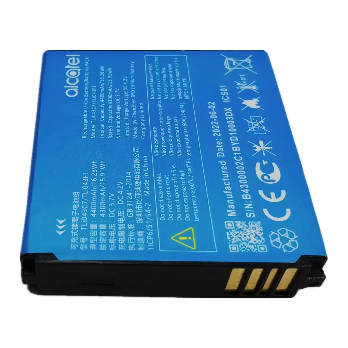 Оригинальный аккумулятор TLi043C7 TLi043F1 4400 мАч для Alcatel Linkzone 2 точка доступа Wi-Fi MW43TM21