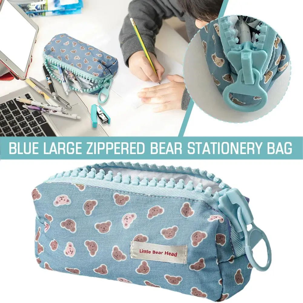 

Cute Pen Bag Cartoon PU Zipper Pencil Case Bags Creative Shiba Inu Stationery Pouch School Supplies For Student F6G6