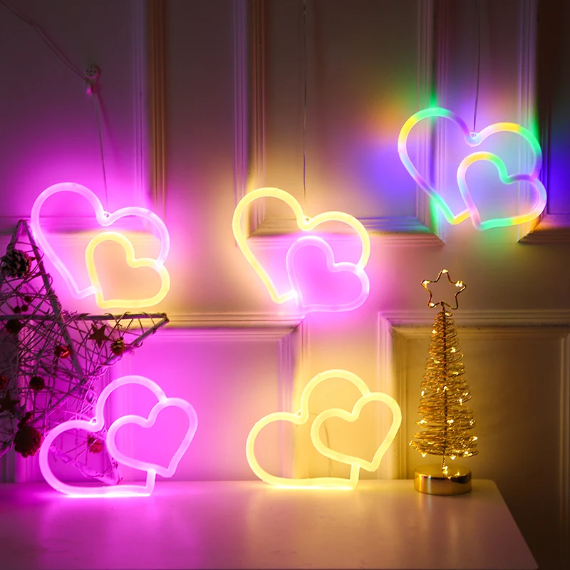 

Неосветильник Подвесная лампа для вечерние ринки, свадьбы, магазина, дня рождения, комнаты, украшения дома, светодиодная неоновая вывеска, н...