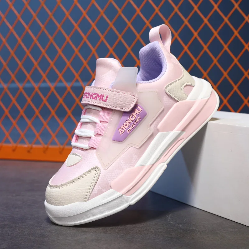 

Children Sneakers Casual Shoes for Girls Leather Comforthable Flat Shoes Fashion Kids Running Shoes Boys Leisure Sports Shoes