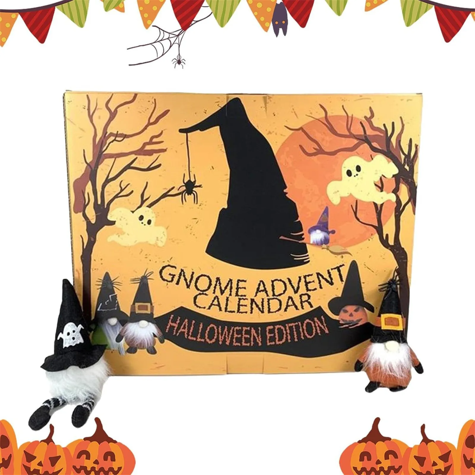 Календарь для Хэллоуина Гном 2024 календарь Адвента на Хэллоуин