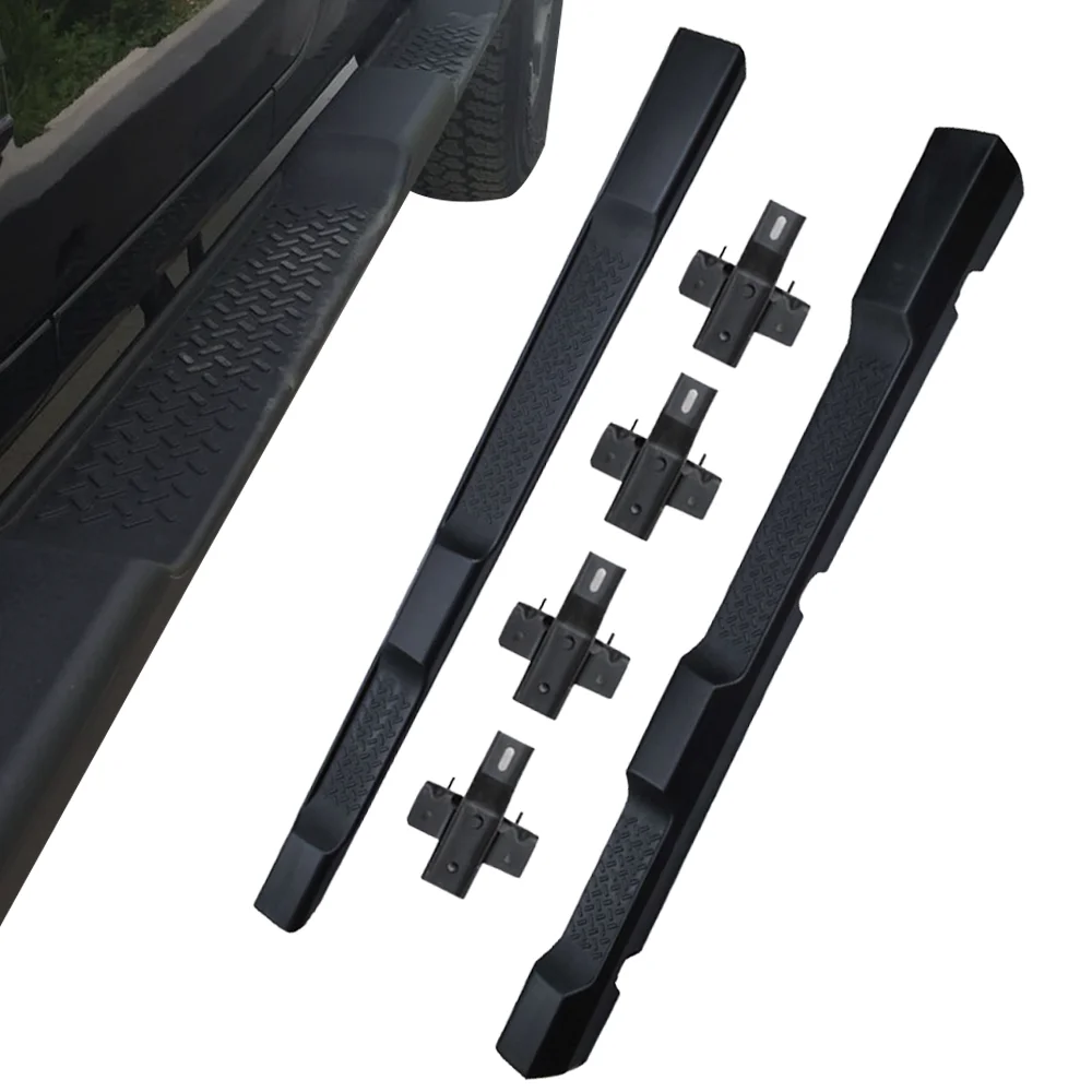 Черные боковые 4-дверные подножки для Jeep Wrangler JK 2007-2017 J164 LantSun