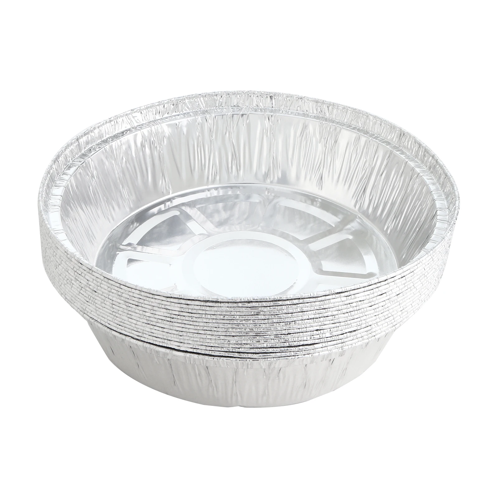

20Pcs Air Fryer Disposable Paper Liners Aluminum Foil Pans Non-stick Oil-proof Baking Trays for Baking BBQ Food Tray Container