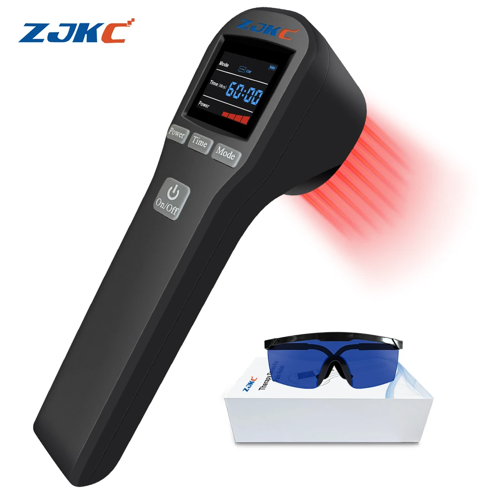 

ZJKC Medical Device LLLT Laser Therapy Portable Muscle Massager Headache Body Pain Relief Physical Therapy Health Care Home Use