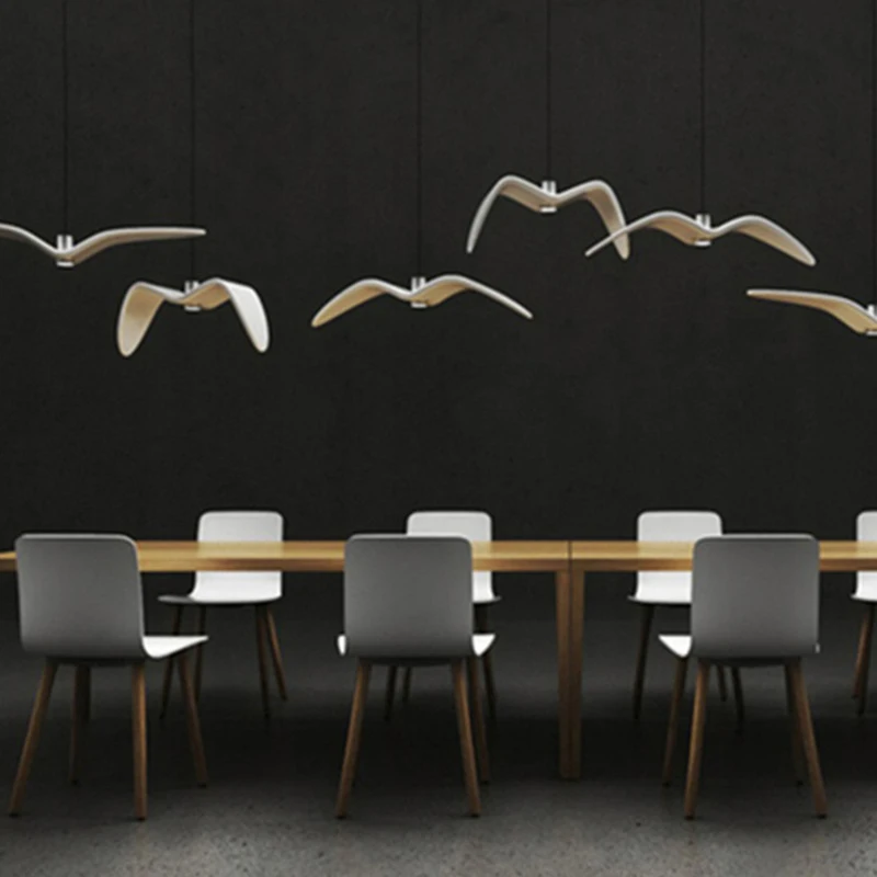 

Nordic Seagull Bird Light Designer Modern Pendant Lamp Chandelier Kitchen Dining Bar Restaurant Suspension Luminaire Light