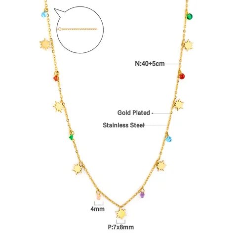 Колье LUXUKISSKIDS из нержавеющей стали