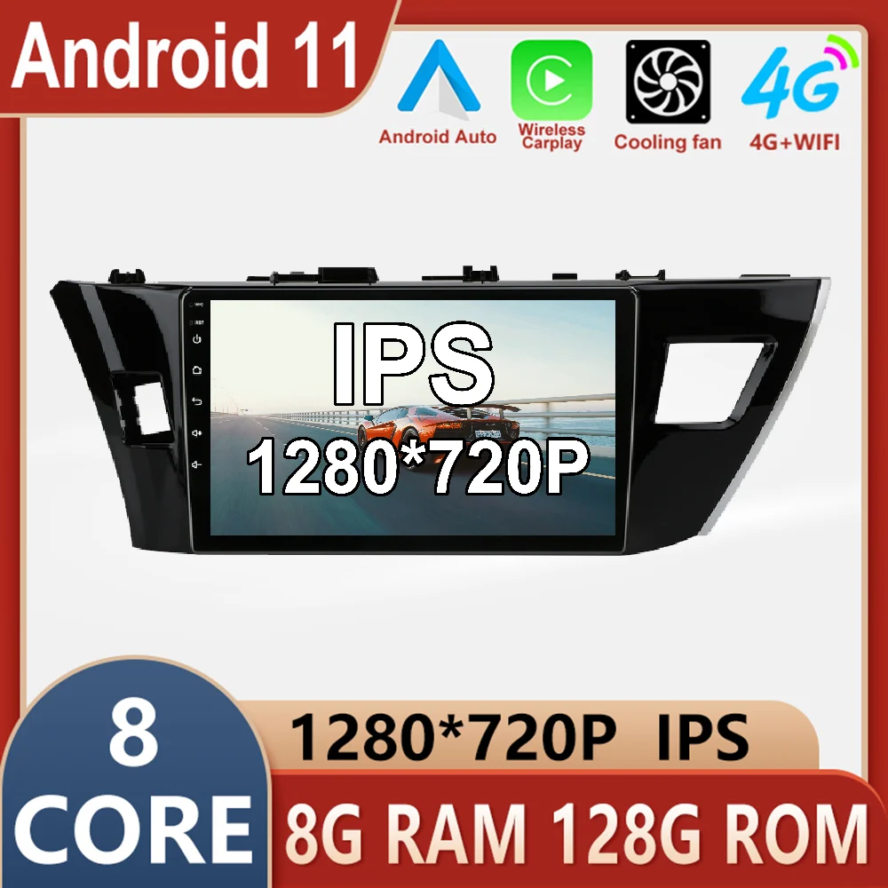 

Android 11 For Toyota Corolla 11 2012 - 2016 Car Radio Stereo Multimedia Video Navigation GPS Wireless Carplay DSP IPS Bluetooth