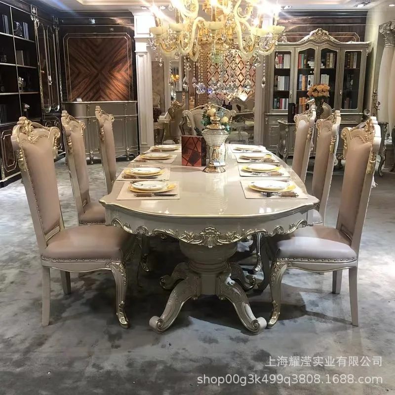 Combination European Style Light Luxury Rectangular Neoclassical