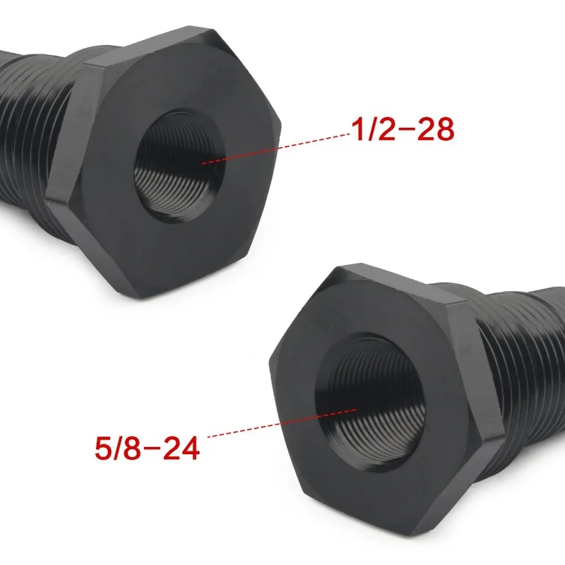 Сменный винтовой переходник для фильтра масла из алюминия 1/2-28 до 3/4-16 13/16-16 3/4 NPT