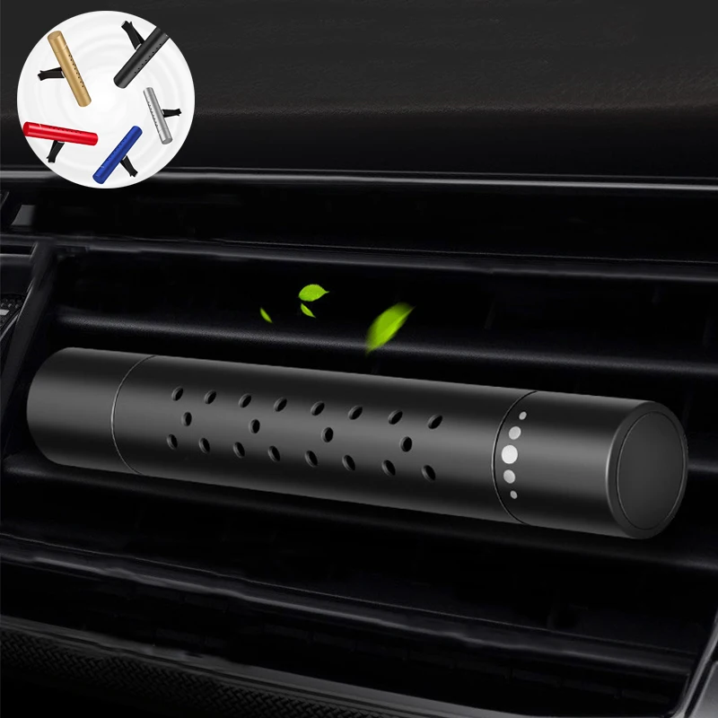 

Car Air Conditioning Outlet Air Freshener Aluminium Alloy Aroma Inner Core Perfume Diffuser Auto Interior Decoration Accessories