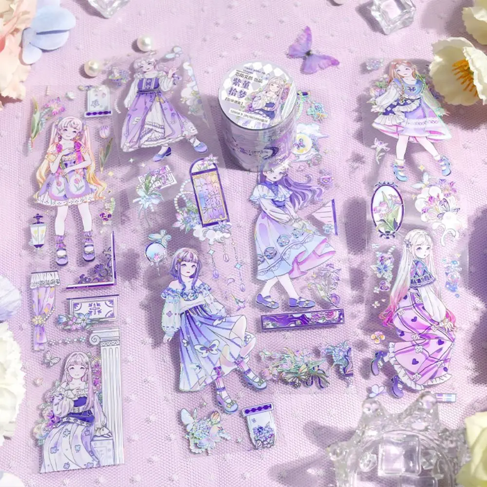 

Album Decoration Young Girl Series Collage Tape Handmade Dreamy Girl Collection Masking Tape