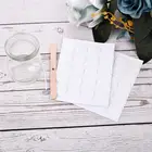 500 шт., фитиль для свечей, наклейки, Термостойкое фитильное основание, фиксированные наклейки, двусторонние, ручная работа, сделай сам, аксессуары для изготовления свечей