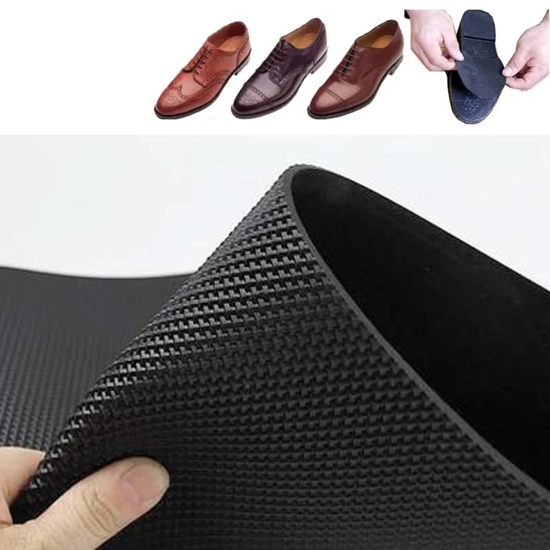 Rubber Shoe Sole for Men Shoes Outsole Repair Protector Cover Replacement Anti-slip Soles Cushion Patch DIY Care Soling Sheet