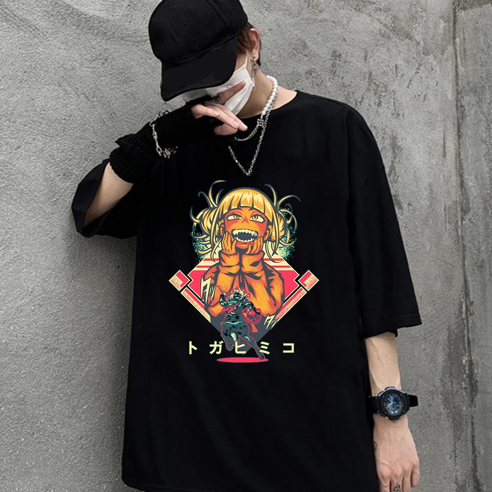 

Моя геройская академия, модная графическая одежда, женская летняя мужская повседневная футболка с коротким рукавом для подростков, героев ...