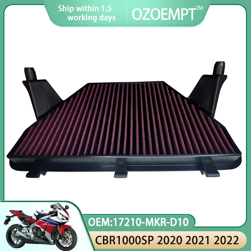 Воздушный фильтр для мотоцикла OZOEMPT, подходит для CBR1000SP 2020 2021 2022 OEM: 17210-MKR-D10
