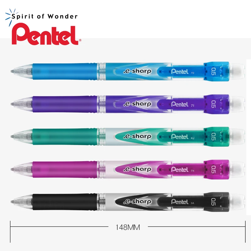 

Новинка механический карандаш Pentel E-sharp AZ125R 0,5 мм автоматический карандаш Япония черный/синий/зеленый/фиолетовый/розовый корпус цвета Канцт...