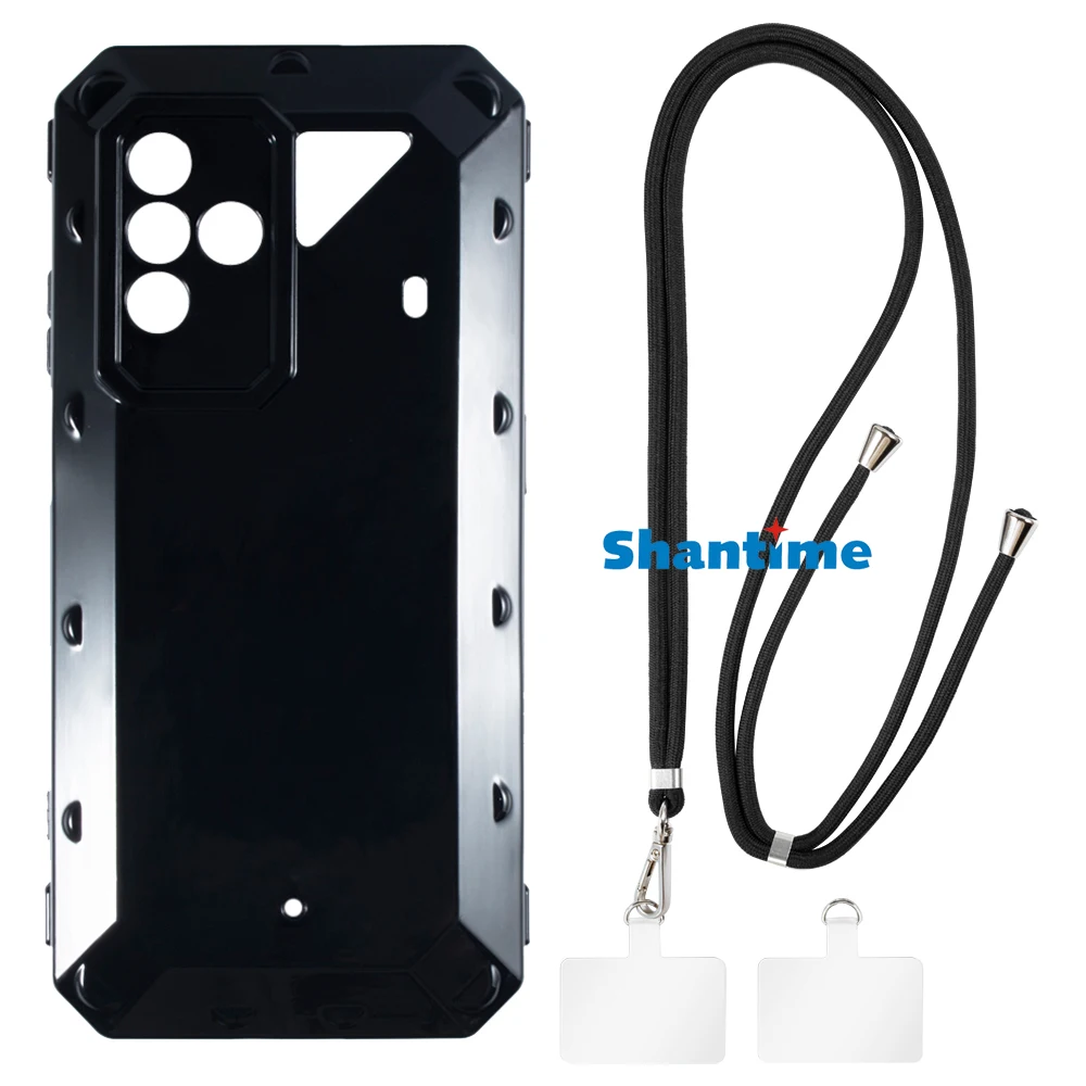 Подходит для AORO A18 чехол + регулируемые ремешки и разделители на шею/кросс-боди