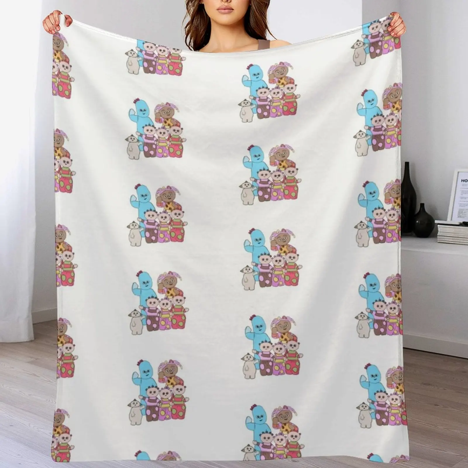 Iggle piggle upsy Daisy плед Мака Пака Retros одеяла для диванов теплые зимние