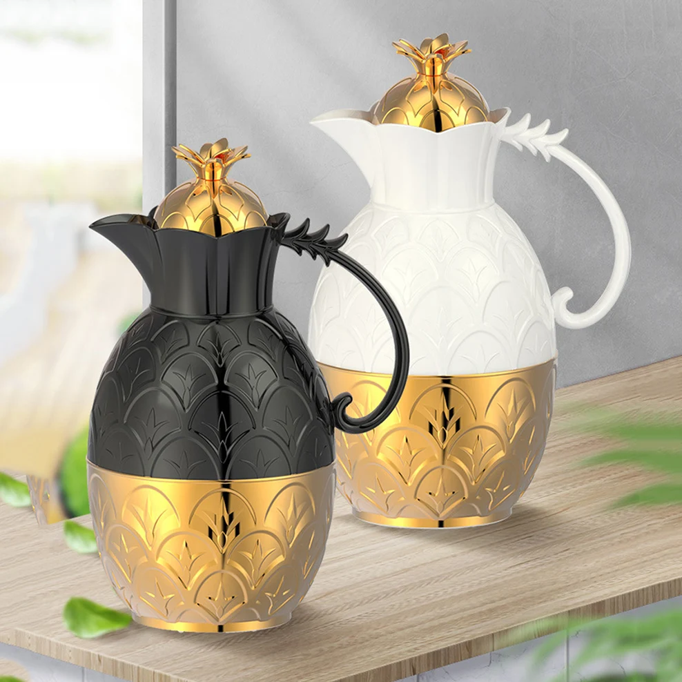 

Coffee Luxury Thermos Pot Vacuum Glass For Style Liner Home Large Capacity Thermal Kettle Flask Insulation Arabic Light 1000ml