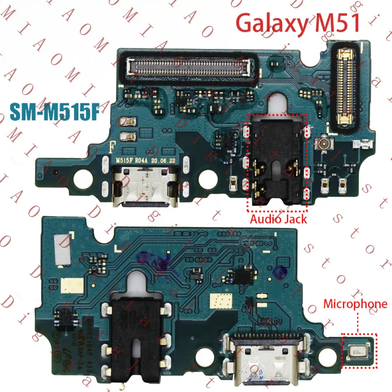 Фото Плата зарядного порта USB Type-C OEM для Samsung Galaxy M51 SM-M515F №1