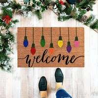 doormat indoor entrance christmas doormats welcome home carpet front door mat decorations xmas kitchen rug