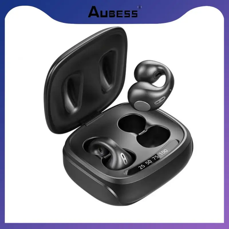 

Беспроводная гарнитура с клипсой и костной проводимостью, водонепроницаемые беспроводные наушники, Tws наушники с 5,3 басами и звуком