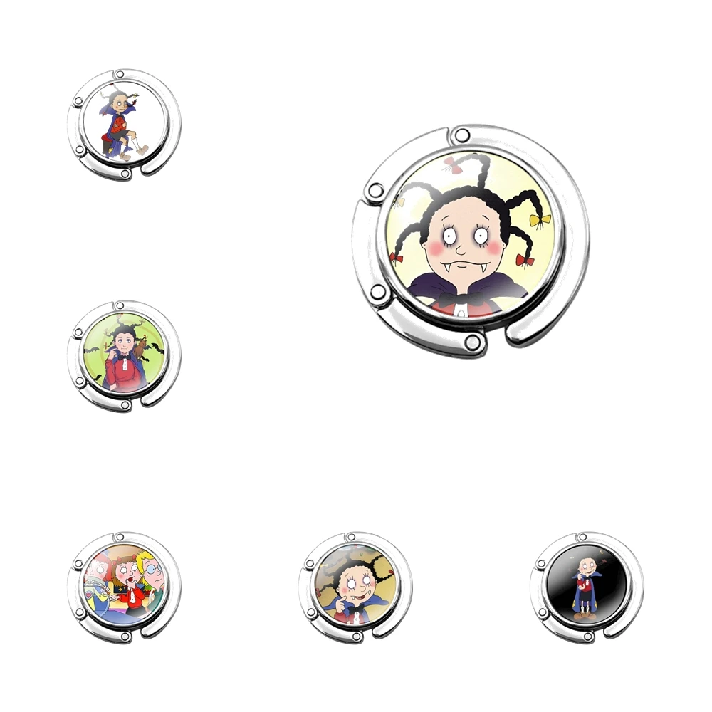 

Подарок, Забавный Милый мультяшный складной кошелек, крючок для женского стола, сумка для хранения, складной декоративный Настольный крючо...