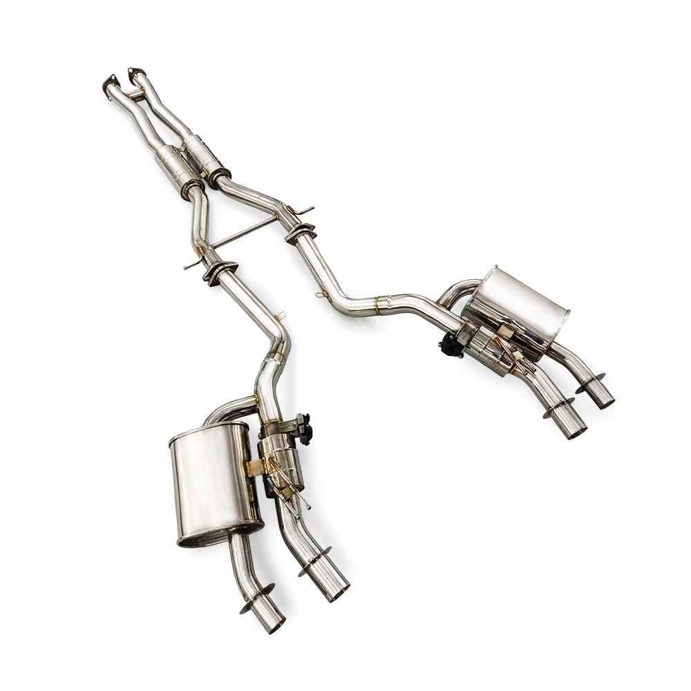 Используется для Kia Stinger GT 3.3tt 2018-2023 с клапаном управляемым кошачьим выхлопом