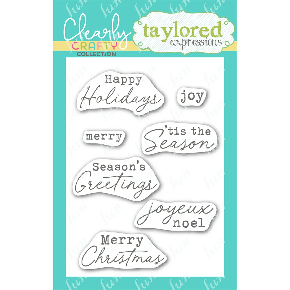 

Sentiments Clear Stamps 2022 New Signature Mold Craft Embossing Template Diy Greeting Card Handmade Scrapbooking Decoration