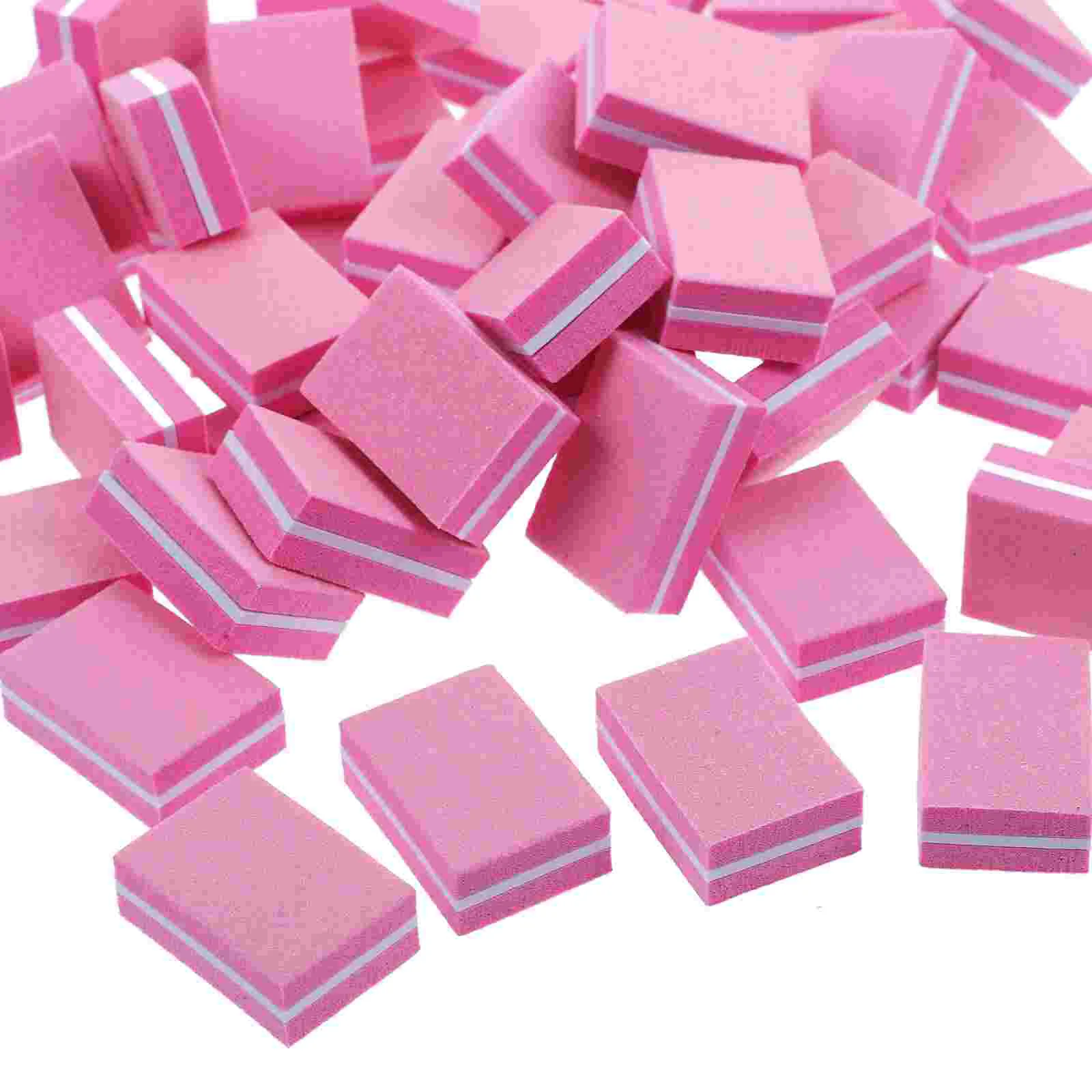 

50 Pcs Natural Nail Polish Sponge Miss Mini Buffer File Acrylic Buffering Files