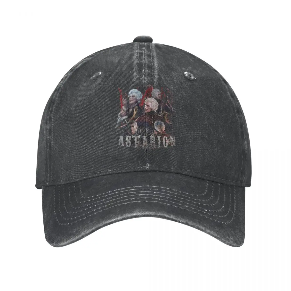 

Vintage Astarion Baldurs Gate Bootleg Baseball Cap Outfits Vintage Denim Funny Game Dad Hat Casquette for Men Women Outdoor