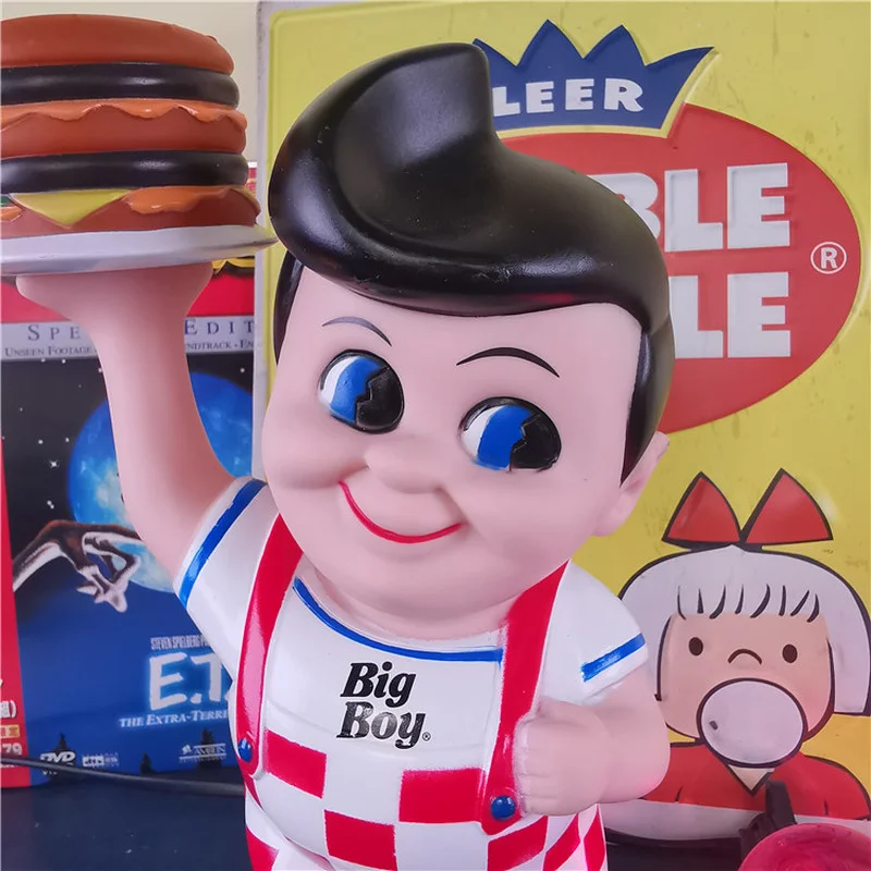 20 см кавайная Копилка бигбой гамбургер большой мальчик Аниме Фигурка коллекции