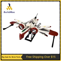 moc shuttle space combat arc 170 building blocks star fighter war airship high tech creativity diy education kids toys gift