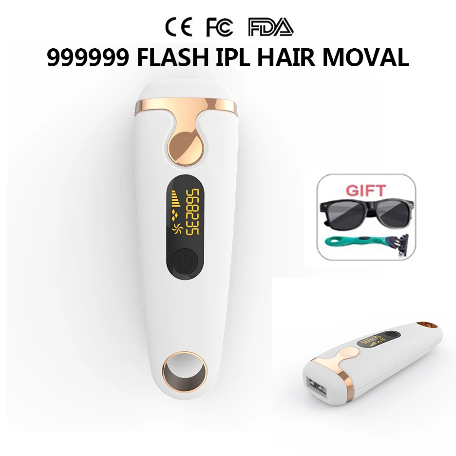 2022 New 900000 Flashes Laser Epilator Laser Painless Electric Epilator Machine Hot Sell Permanent Photoepilator Hair Removal