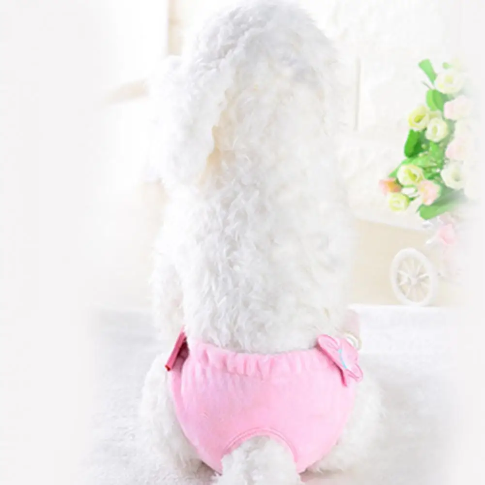 

Durable Pet Belly Diaper Washable Vibrant Color Male Dogs Period Wraps Dog Period Shorts Dog Belly Briefs