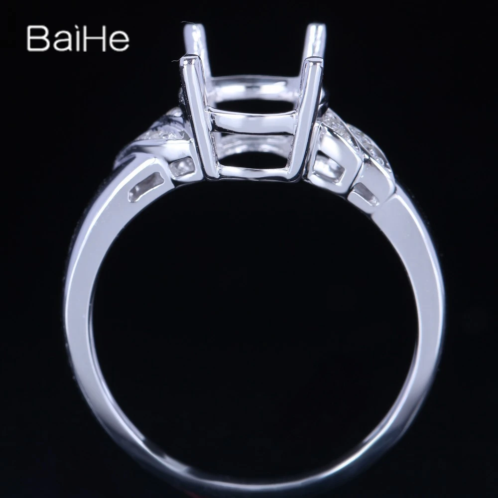 HALVMONTERT КОЛЬЦО ИЗ БЕЛОГО ЗОЛОТА 10К С ОВАЛЬНЫМ ЖЕМЧУГОМ ДЛЯ ЖЕНЩИН И МУЖЧИН ВЫСОКОГО КАЧЕСТВА ИЗДЕЛИЙ ИЗ ДРАГОЦЕННЫХ МЕТАЛЛОВ BAIHE.