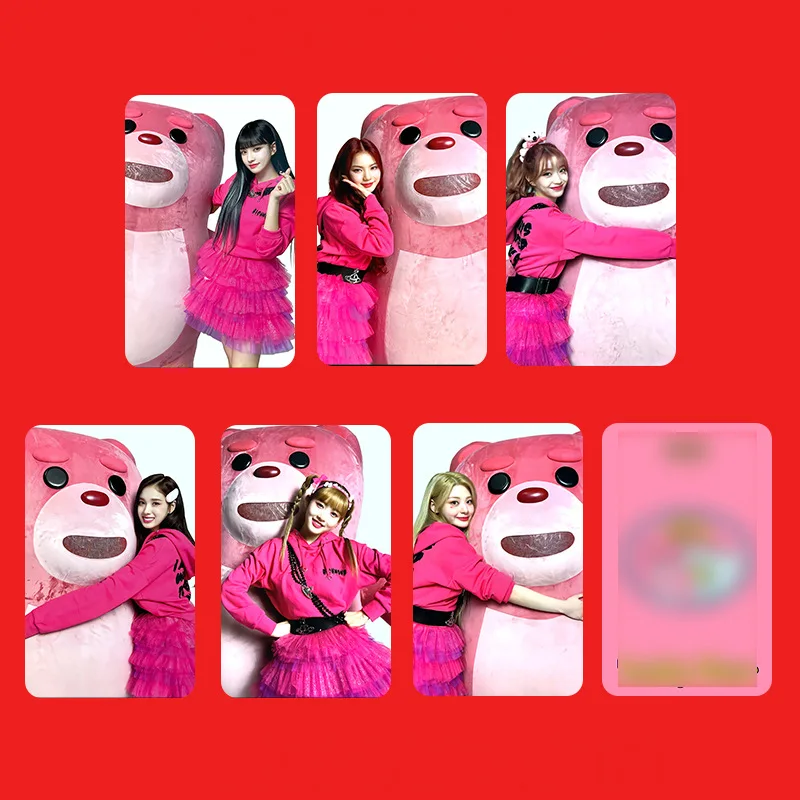 6 шт./компл. STAYC Idol новая серия TEDD YBEAR Lomo карты HD печать фотокарточки высокого