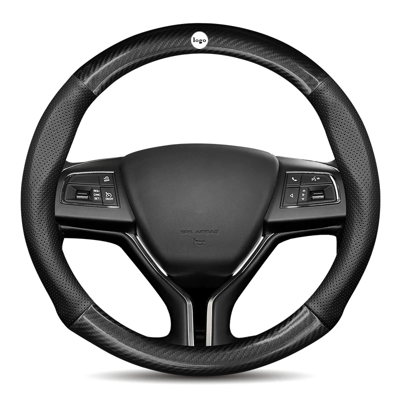 

ManH FenT Maserati кожаная оплетка руля чехол на руль машины автомобиля Maserati Ghibli Levante Granturismo Quattroporte