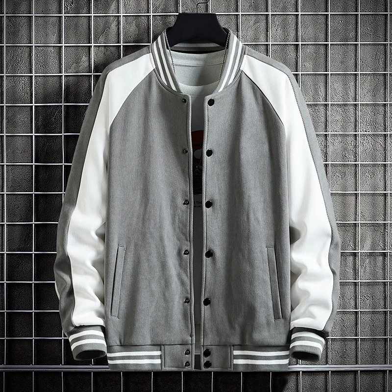 Куртка мужская бейсбольная в Корейском стиле модная повседневная униформа