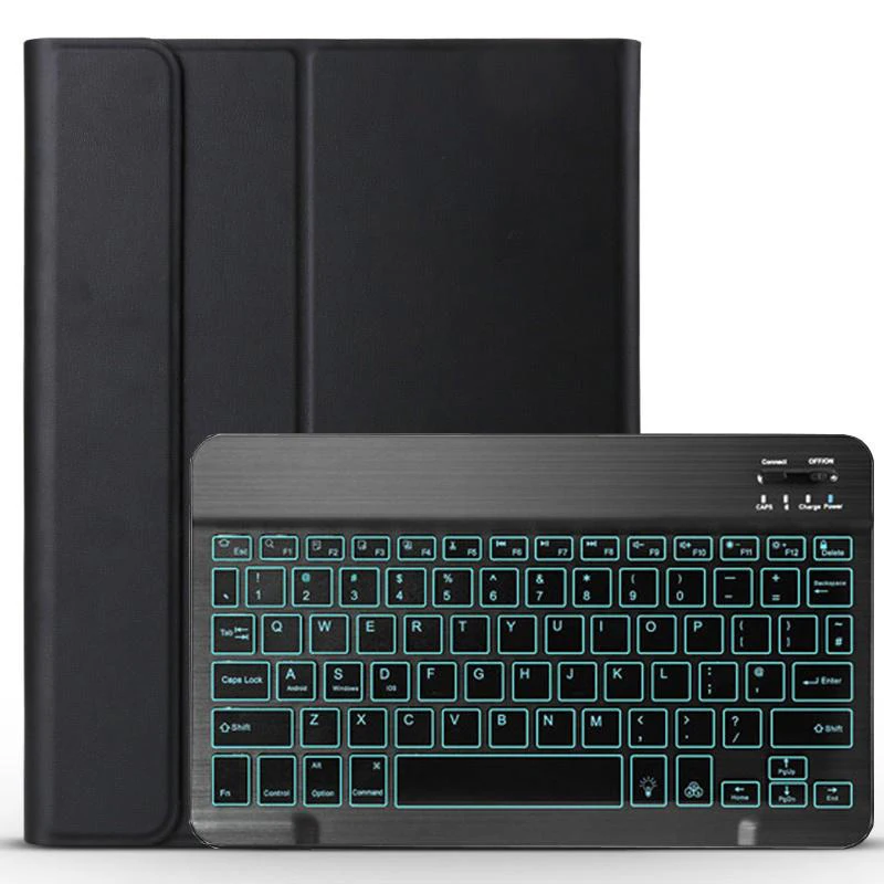 

PU Leather Case with 7 Colors Back-lit Removable Bluetooth Keyboard for Huawei Mediapad M5 Lite 8.0 JDN2-AL00 JDN2-W09 Tablet