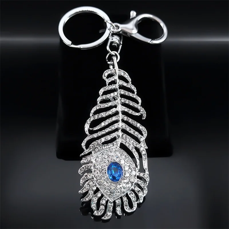 

Богемный брелок для ключей с перьями для женщин и мужчин, металлический брелок для ключей, женское Ювелирное Украшение, аксессуары для автомобильной сумки K9214S01