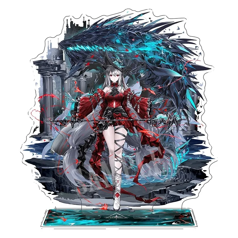 Двусторонняя акриловая подставка в виде сердца для косплея аррыцари