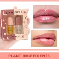 2pc ginger mint lip plumper gloss moisturizing plump oil nourishing repairing lip filler fine lines reduce lipstick augmentation
