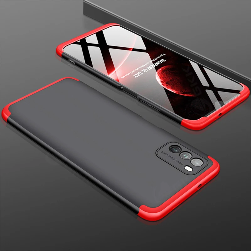 

GKK Original Case For Xiaomi Mi Poco M3 Armor 360 Full Protection Shockproof Hard Matte Pc Cover For Xiaomi Poco M3 Case Coque
