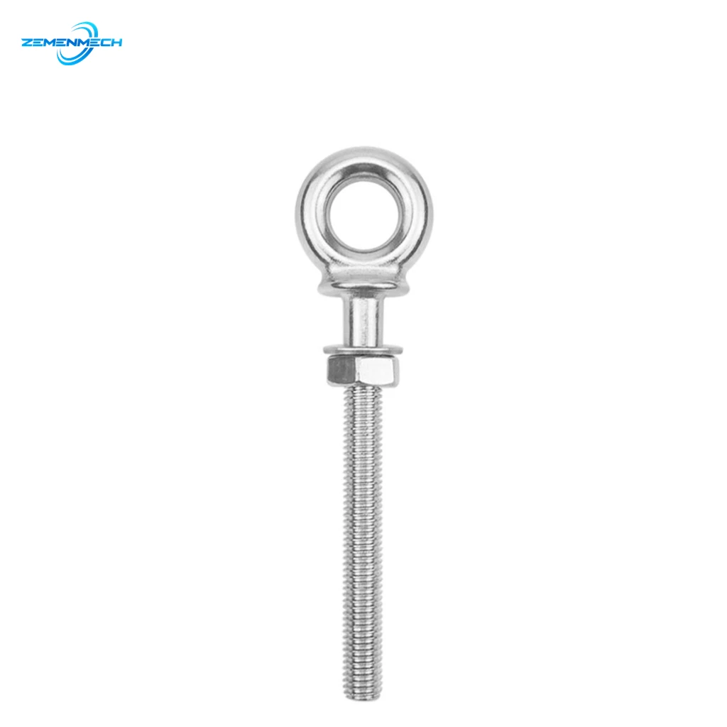 

Marine Grade 316 Stainless Steel Longer Lifting Eye Bolts Lift Eye Bolt Screw Ring Loop Hole for Cable Rope M10*100mm Boat Yacht