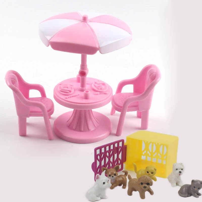 

Модная Кукла, ролевая игрушка, настольное кресло, кукла на открытом воздухе, мебель для отдыха, время отдыха, кошка, собака, игрушка для домашнего питомца, искусственный кукольный домик